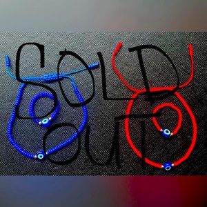 🧿🧿🧿Evil Eye Bracelet & Ring Set🧿🧿🧿 (Only Blue and Red Colors Left)